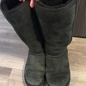 Women's Black Suede Boots